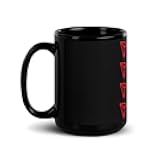 Generic Tron Crypto Coffee Mug, Tron Cryptocurrency Black Glossy Mug, 15 Ounce