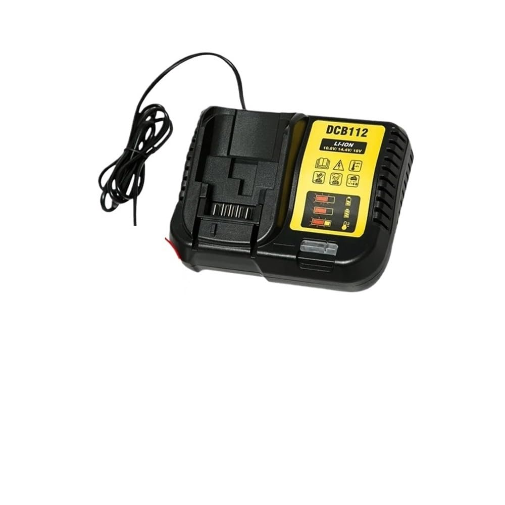 Kompatybilny z DeWalt 18 V/20 V MAX DCB200 wymiana baterii litowej 18 V DCB203 DCB184 DCB182 180 DCB181 DCB182 DCB201 DCB206 ładowarka(1PCS US charger)