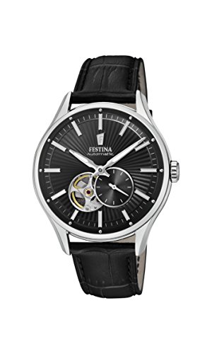 Preisvergleich Produktbild Festina Herren Analog Automatik Uhr mit Leder Armband F16975 / 3