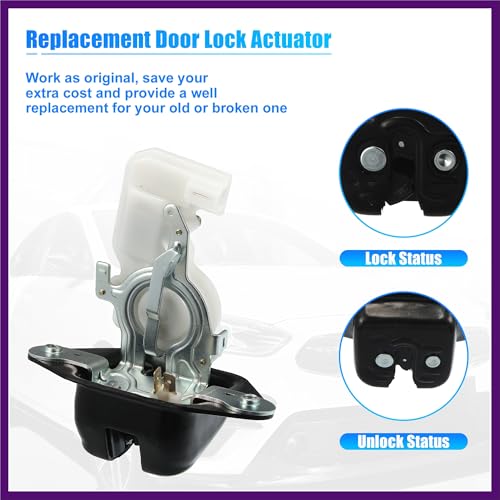 FUELHOOD Trunk Latch Lock Actuator 74800-SMG-G01 for Honda CR-V 2007-2011 Tailgate Door Latch Lock Actuator Motor Rear Trunk Lid Lock Latch Actuator Premium Fit Design by FUELHOOD - Image 5