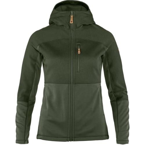 Image of Fjallraven Abisko Trail Women's Hooded Full Zip Fleece - Breathable, Comfortable, Lightweight Fleece Warmth - Hiking