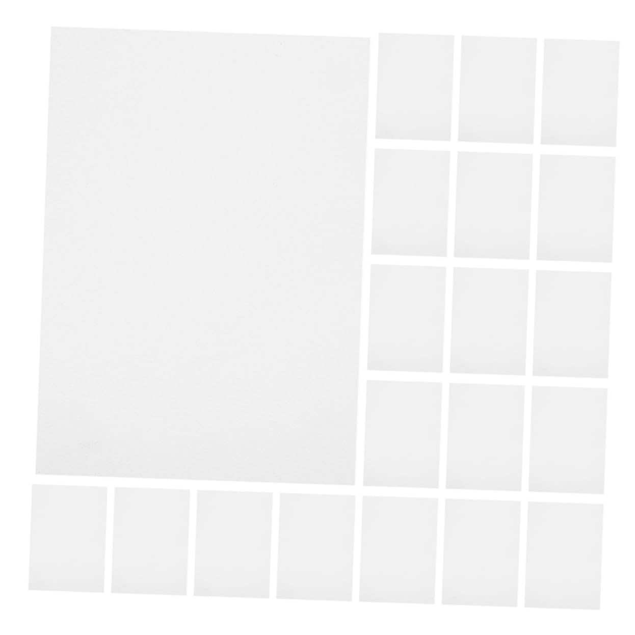 Aquarellpapier A4, 100 Blatt, Dickes Weißes Papier zum Malen | Stabile Oberfläche für Wasserfarben, Passend für Zeichnungen und Skizzen, Malpapier für Kreatives Arbeiten