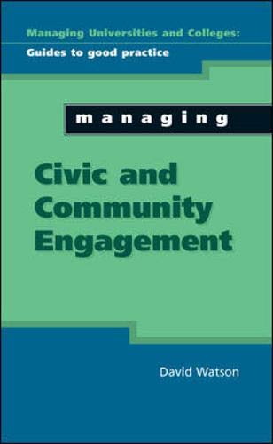 Buy Managing Civic and Community Engagement — BookShops.in