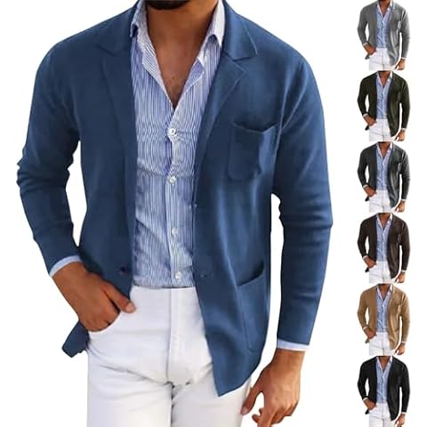 FNKDOR Men's Slim Fit Corduroy Blazer Cover