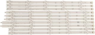Jxjamp 【TV parts】 Kit 10pcs LED Backlight Strip for LG 42LA620S 42LN570S 6916L-1214A 6916L-1215A 6916L-1216A 6916L-1217A 1338A 【replaceable】