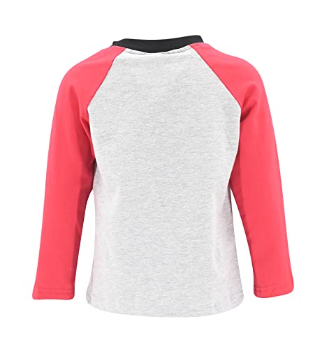 Image of Unique Baby Boys Long Sleeve Raglan Graphic T-Shirt for Toddlers and Kids