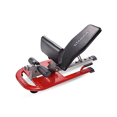 Stamina X 4-In-1 Fitness Bench - Adjustable Weight And Foldable Exercise Bench Roman Chair With Smart Workout App - Up To 250 Lbs Weight Capacity #TOP6
