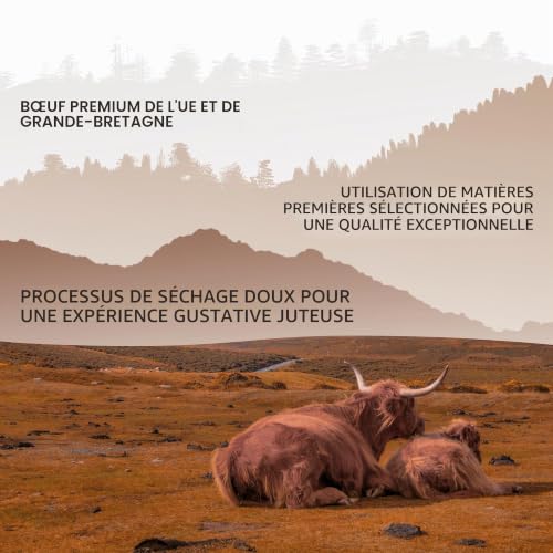 Wild West Beef Jerky, 300g Original, high Protein Viande séchée, Beef Jerky Snack protéiné, Bœuf séché – vue 4