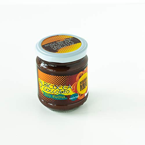 MamaMia APRIKOSE- UND SCHOKOLADENMARMELADE- 100% MADE IN ITALY, 220 g Cover