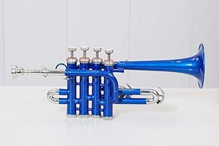 Generic Piccolo Trumpet, BB/A Pitch, Silver Plated Brass, Professional, with Hard Case and Mouthpiece