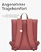 Johnny Urban Rucksack Damen Rot Braun - Mia