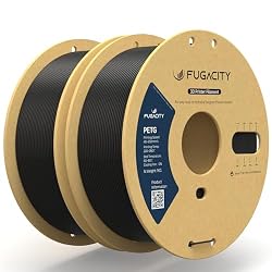 FUGACITY PETG 2 pack (2kg), Black.