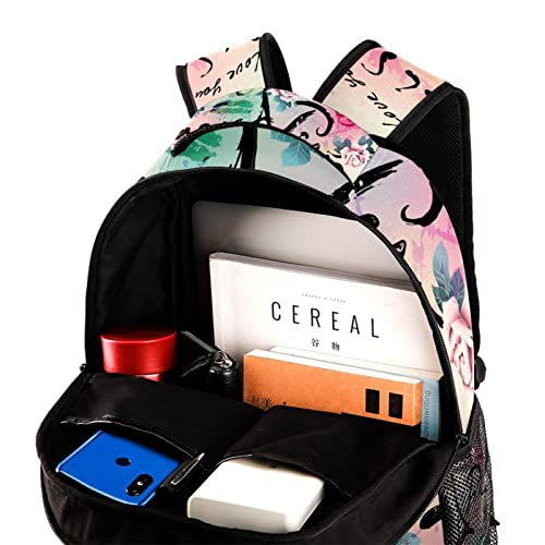 Sac à dos à pois de grande capacité pour les cours et les loisirs