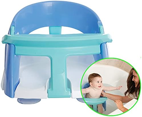 Dreambaby Premium Baby Bath Seat - with Strong Suction Cup Base- Blue - Model G660BB