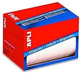 Etiquetas en rollo color blanco para escritura manual