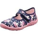 Atmungsaktives Baumwollfutter Superfit Bonny Hausschuhe, Dunkelblau 8090, 35 EU