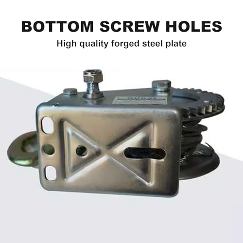 Winche manual para remolque resistente 3000 lbs con cable 26 pies miniatura 5