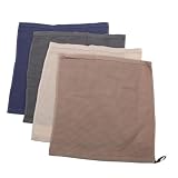 KOMBIUDA 4pezzi Asciugamani Da Cucina Cotone Spesso Teli Honeycomb Per Pulizia Scuro Assorbenti e Resistenti Per Utensili Da Cucina