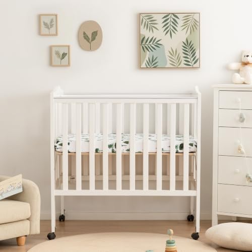 Image of david's kids 3 Pack Mini Crib Sheets, Soft Breathable Premium Pack N Play Sheets for Baby Boys Girls Neutral, Playard and Mini Crib Mattresses, Woodland Animals