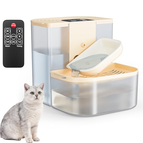 Cat Water Fountain with Heating Large Capacity Remote Control