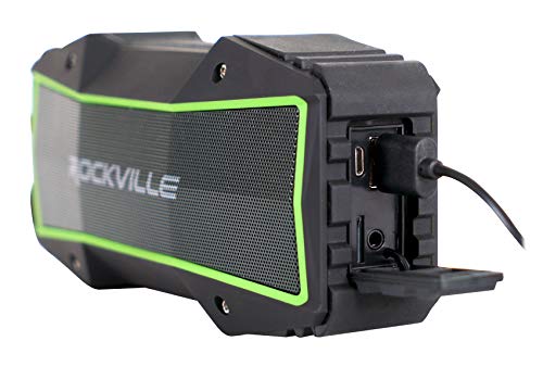 Samson Stage 212 Dual Vhf Handheld Wireless Microphone System W (2) Q6 Mics Bundle With Rockville Rhb70 Home Theater Compact Powered Speaker System W Bluetooth/Usb/Fm #TOP6