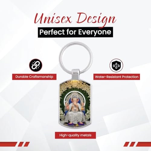 Image of Premium Printed Metal Keychain for Men & Women | High-Definition Artwork Print | Durable Key Ring for Car, Bike, Home & Office Keys | Stylish Decorative Key Holder Gift