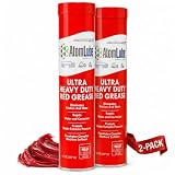 AtomLube Ultra Heavy Duty Red Grease, 2-Pack of 14 oz Tubes