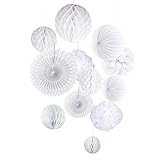 dekoration papieranhänger PERFEKTES DEKOSET: Party Dekoration Set mit aufeinander abgestimmten Farben