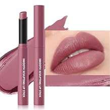 Matte Lipstick Single, Long Lasting Waterproof Velvet Lipsticks, High Pigment Non-Stick Cup Not Fade Lipstick for Women,Quick Makeup Lightweight Portable 8#