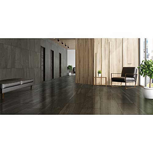 Tropical Matte Black Porcelain Floor and Wall Tile #TOP26
