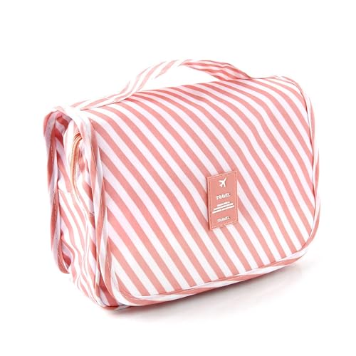 Image of PATILWON Hanging Wash Bag Toiletry Bag for Women - Foldable Washbag Cosmetics Toiletries Organizer, Waterproof Wash Bag for Female Girls and Kids Travel