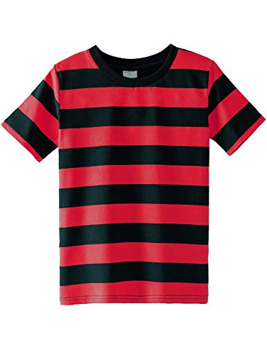 Amazon.com: Spring&Gege Boys' Short Sleeve Striped T-Shirt Cotton