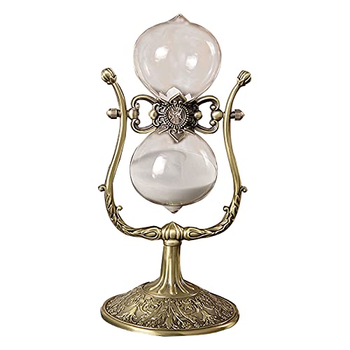ZXZH Sablier à l'ancienne créatifs Ornements sablier en Bronze sablier de minuterie utilisé pour l'enseignement de la Gestion du Temps d'optimisation,utilisé pour la décoration du Salon et du Bureau Cover