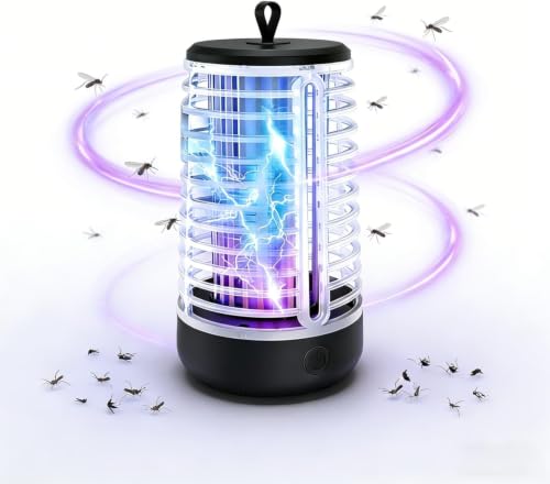 Image of Bug Zapper,4200V Insect Pest Fly Killer,Electric Mosquito Zapper for Indoor and Outdoor 18W,Waterproof Mosquito Killer for Flying Insect Control Lamp,Silent and Safe