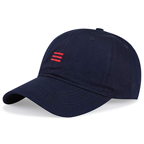 Gorra beisbolera para cabeza grande talla 59-65 cm azul miniatura 1