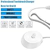 Electric Toothbrush Replacement Charger Base Compatible with Oral B iO3 iO4 iO5 iO6 PRO/DB Series Inductive Charging Base Portable Waterproof Power Cord Environmental ABS Model 3757 for Travel
