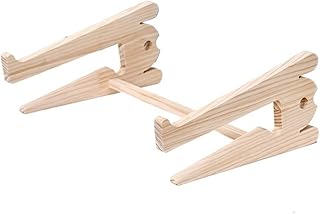 CYairong-22 Soporte para Laptop Soporte Universal de Madera for portátil de Escritorio, Soporte Desmontable for portátiles de 10 a 17,3 Pulgadas Elevador para Laptop(L)