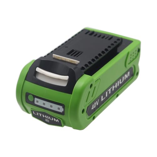 Greenwoks Batterie Li-ion de rechange 40 V 2,0 Ah 29472 29462 2901319 29252 20202 22262 25312 25322 20642 22272 27062 21242 pour G-Max 442 Outils électriques sans fil 0...