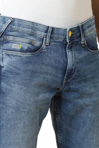 Image of Allen Solly Men Mid Rise Regular Fit Jeans