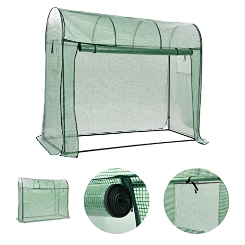 Invernadero con Puerta con Cremallera, Xichuzi Invernaderos Jardin, Invernaderos Huerto, Invernadero Terraza, Hinvernadero, Invernadero De Plantas, 200x80x170 cm