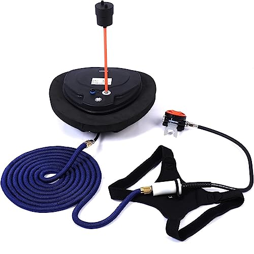 AMOERI Diving Ventilator, Scuba Diving Tank, 39ft/10M Hose & Diving Breathing Regulator Scuba Diving System? for Recreational Diving Fishing (Size : 3 Hours)