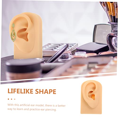 Suporte de brincos de silicone para modelo de orelha, ferramentas de guarnição, suporte de silicone,