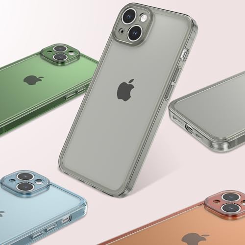Coque iPhone 15 Plus antichoc protège des chutes silicone gris