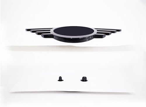 Miniatura 4 de Emblema de repuesto delantero y trasero, color negro, compatible con modelos F55, F56, F57 para mejorar la apariencia del vehículo