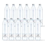 Acqua San Benedetto Tower Naturale 1l | Acqua Minerale Naturale Tower Icon Fonte Benedicta | Confezione da 12 Bottiglie di PET da 1000ml