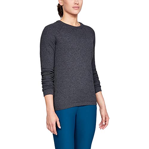 Under Armour レディース スレッドボーン クルーセーター チャコールフェードヘザー(020)/チャコール、XXL