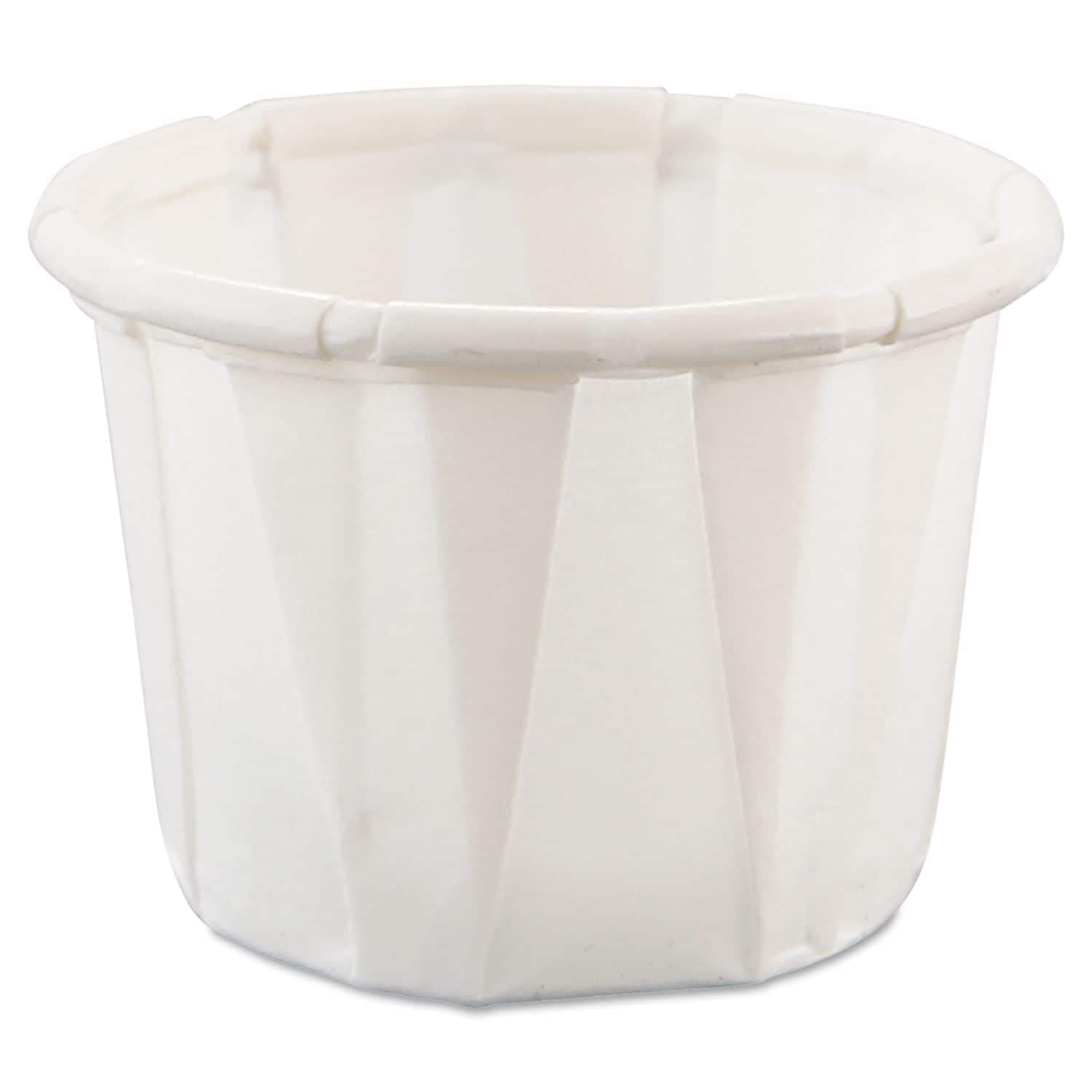 0.5 oz Treated Paper Portion Cup (Case of 5000) by SOLO – Large, 16.0 ounces, Paper, White, Pack of 5000