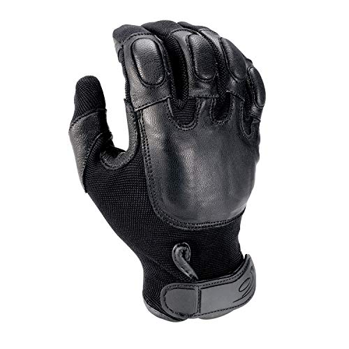 Hatch SP100 Defender II Riot Control Glove w/Steel Shot - Black, Medium