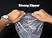 7 x 9 inches Thick 5 Mil Clear Zip Plastic Bags Lock Reclosable Poly Bag Seal Storage Bags With Zipper for Cards Envelopes Snacks Heavy-Duty 20Pack
