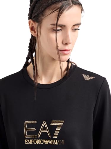EA7 Felpa Donna M Nero 8Ntm45-Tj9Rz 2/21 Autunno Inverno 2021/22 - 3